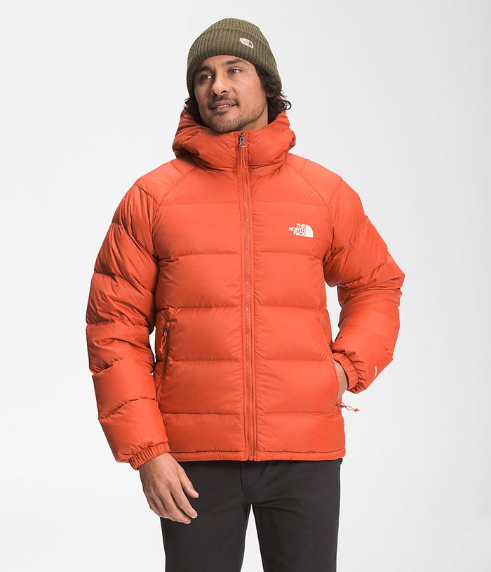 The North Face Puffer Jacket Hydrenalite Down Hoodie Orange - Mens - Thailand PKSOL-1849